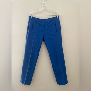 Like New! Ann Taylor Ankle Double Knit HighWaist Tapered Dress Pants Blue Size 6